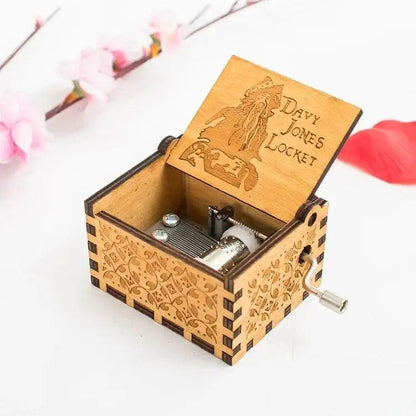 Wooden Hand Crank Music Box - Lucentra Store