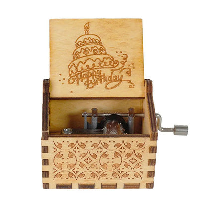 Wooden Hand Crank Music Box - Lucentra Store