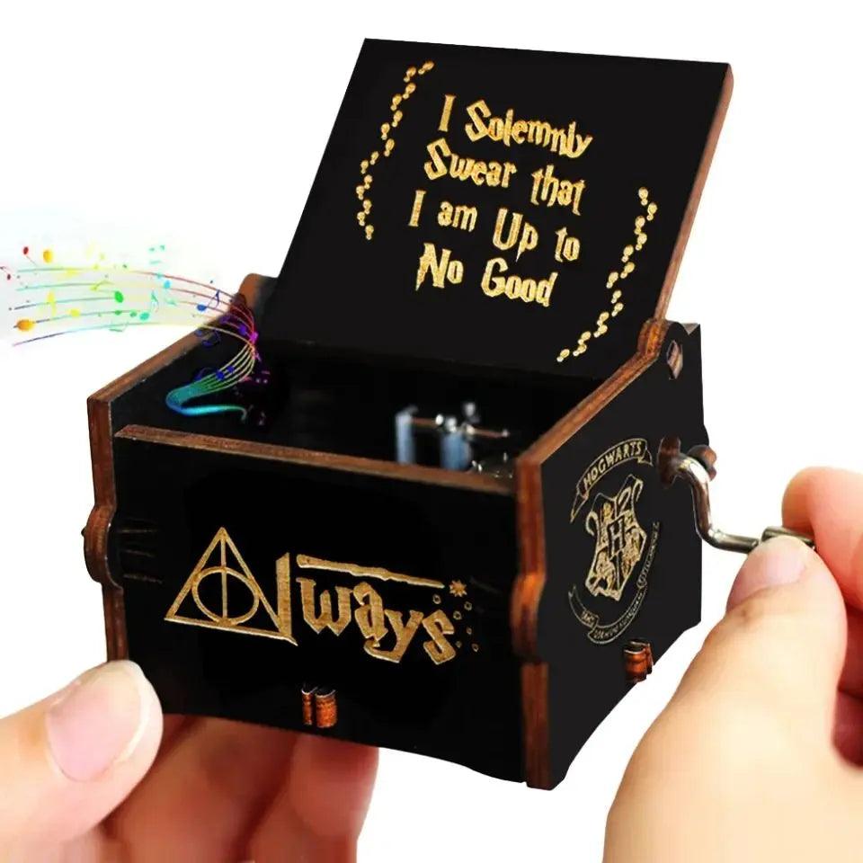 Wooden Hand Crank Music Box - Lucentra Store